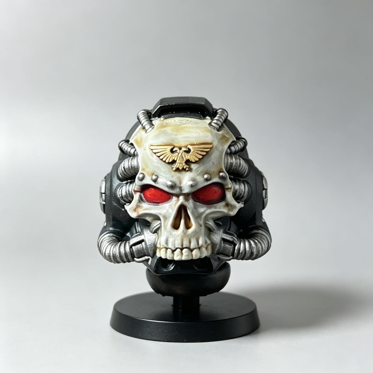 Custom Chaplain Terminator Skull Helmet - 1/18 Action Figure Upgrade