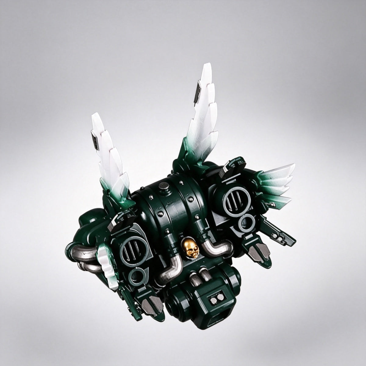 Custom Dark Angels Power Pack - Double Angel Wings & Purple Cape - Image 3