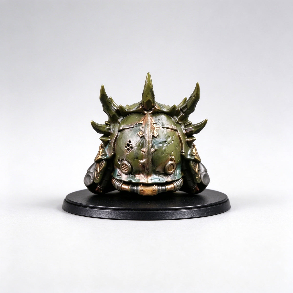 Custom Death Guard Mortarion Primarch Helmeted Head Sculpt - Custom Action Figure Upgrade - Image 4