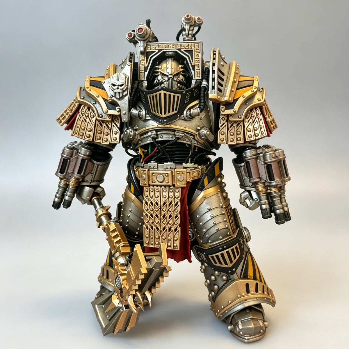 Custom Iron Warriors Perturabo Heavy Relic Hammer - 1/18 Action Figure Weapon Upgrade - Image 3
