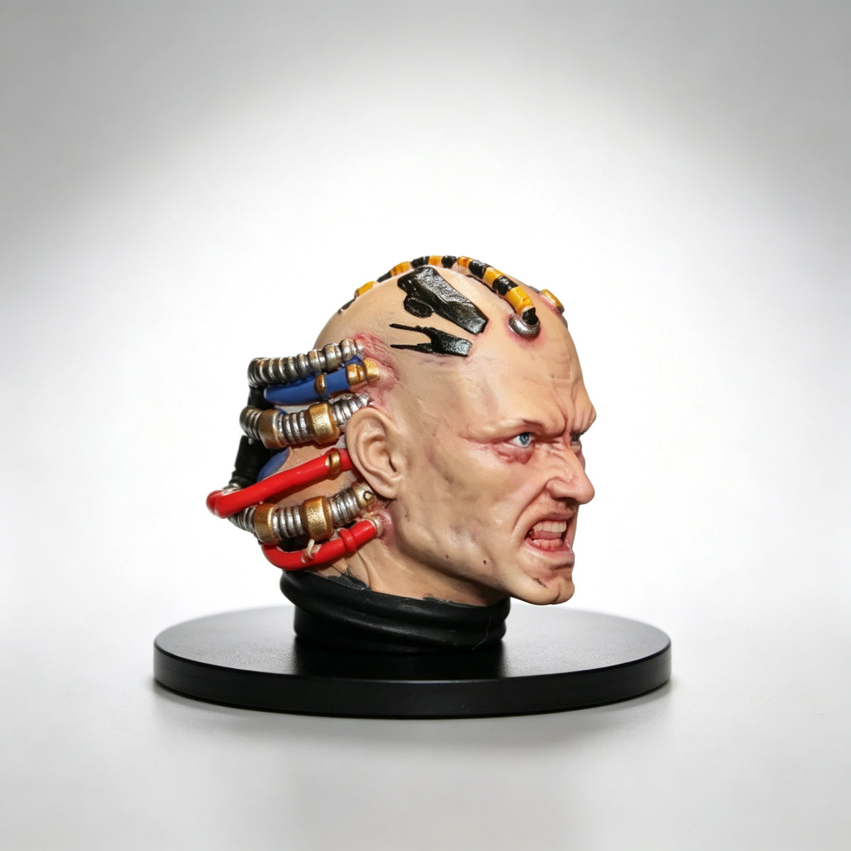 Custom Iron Warriors Perturabo Primarch Unhelmeted Head Sculpt - Custom Action Figure Head Upgrade - Image 2