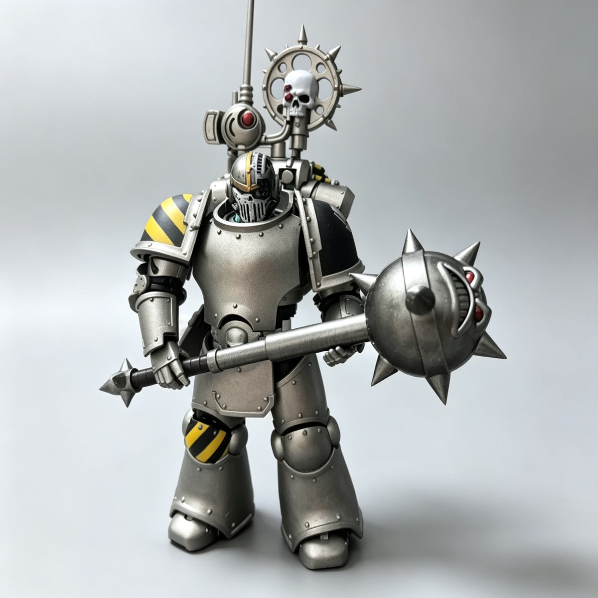 Custom Iron Warriors Twisted Shaft Heavy Relic Hammer - 1/18 Action Figure Weapon Upgrade - Image 2