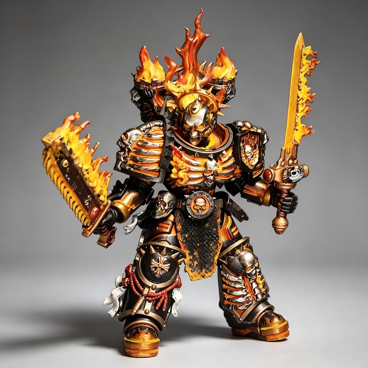 Custom Legion of the Damned Flaming Champion Figure – Studio Custom Masterpiece (1-of-1) - Image 2