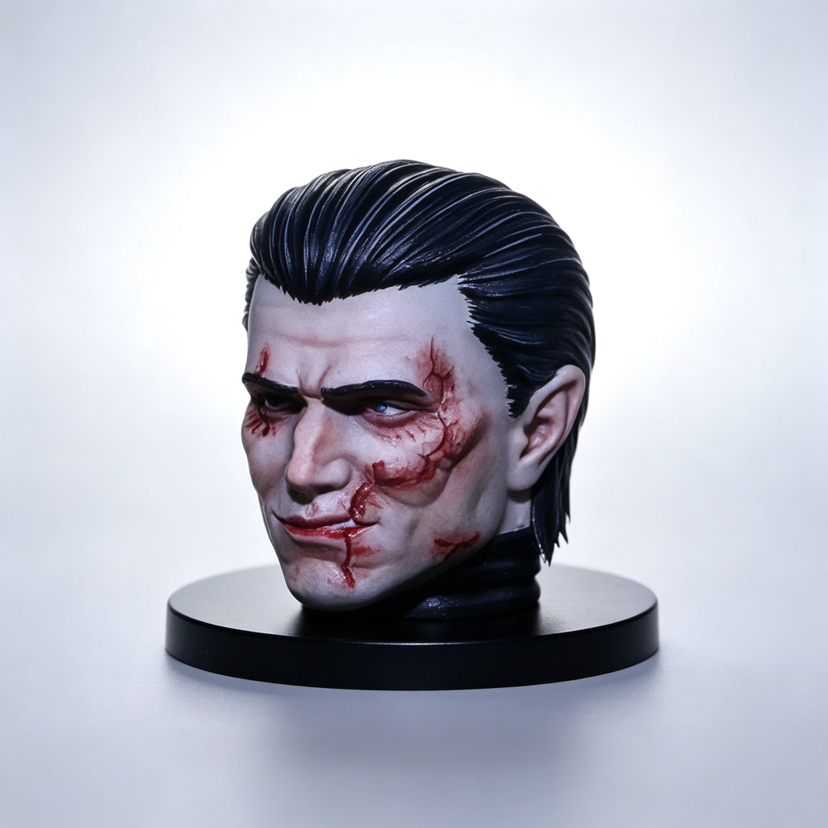 Custom Night Lords Sevatar Unhelmeted Head Sculpt - 1/18 Action Figure Head Upgrade - Image 2