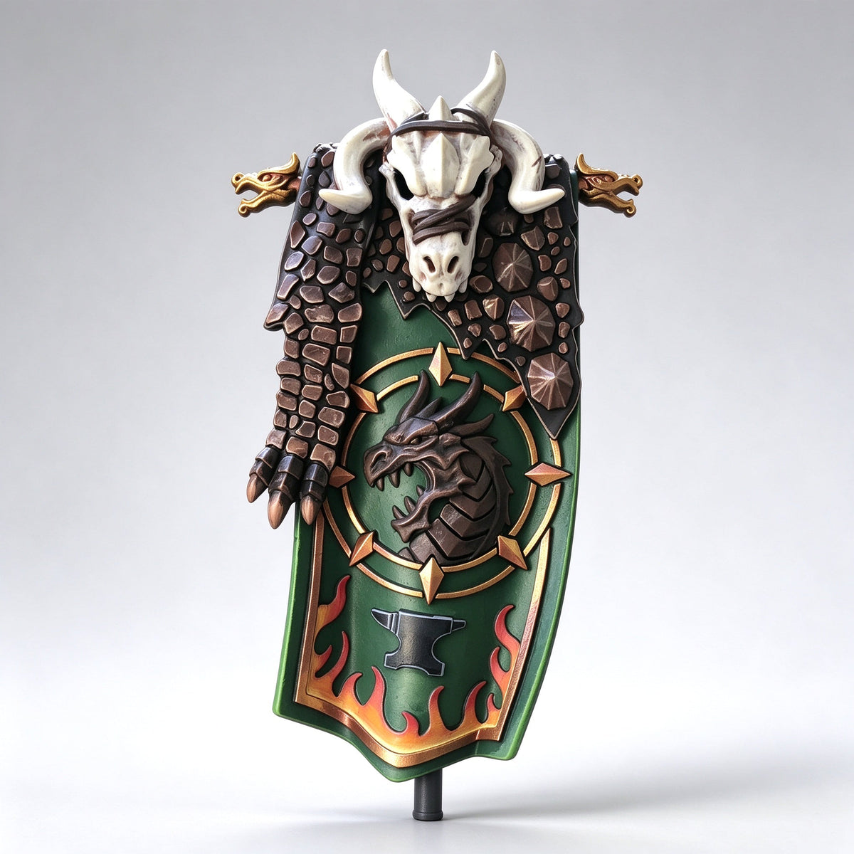 Custom Salamanders Chapter Ancient Banner - 1/18 Action Figure Banner Upgrade - Image 2