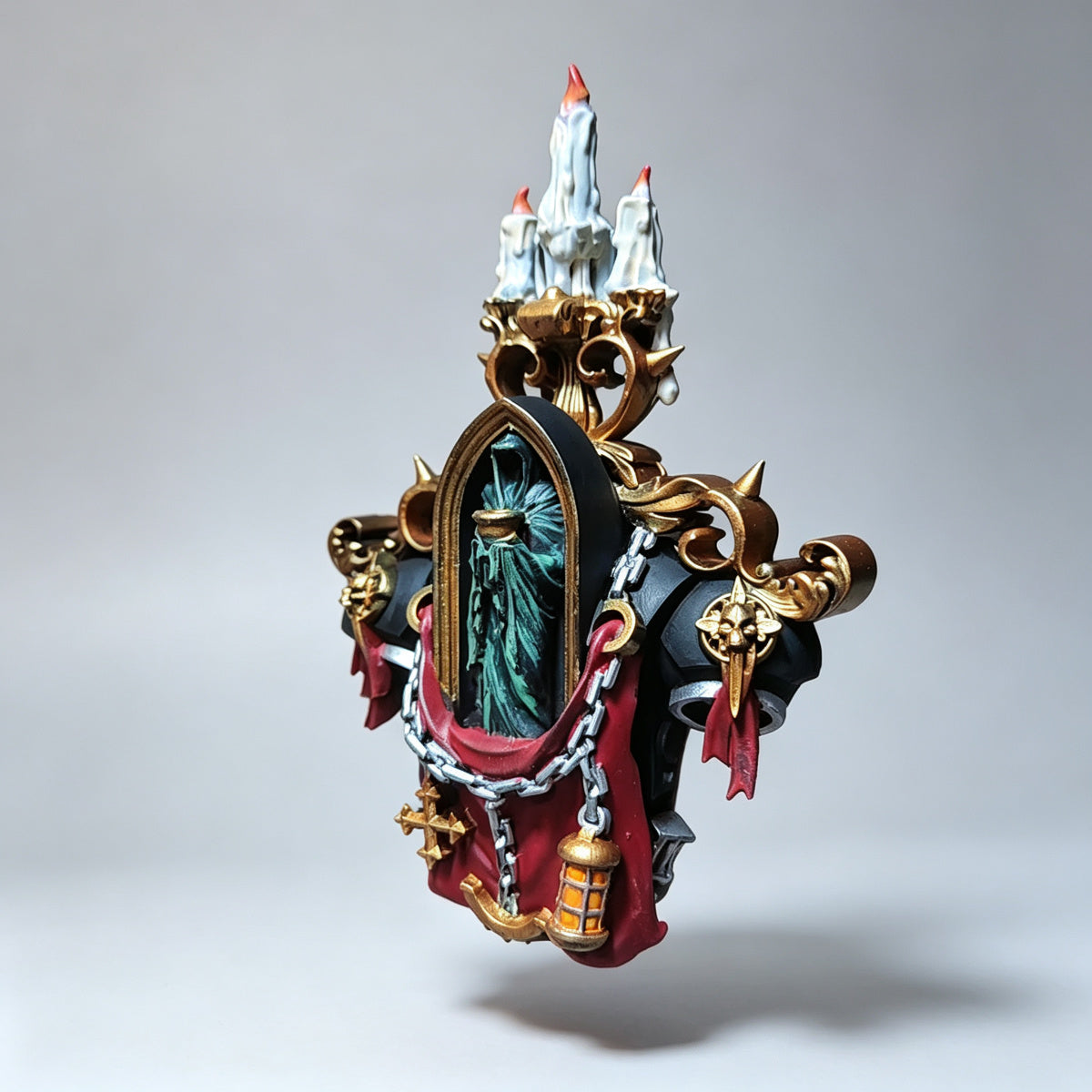Custom Space Marine Backpack - Relic Candle Shrine & Statue - Image 3
