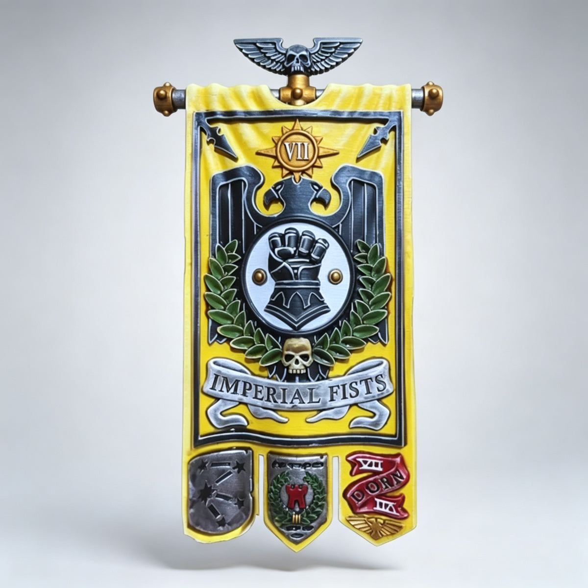 Imperial Fists Battle Banner – Upgrade Part - Image 2