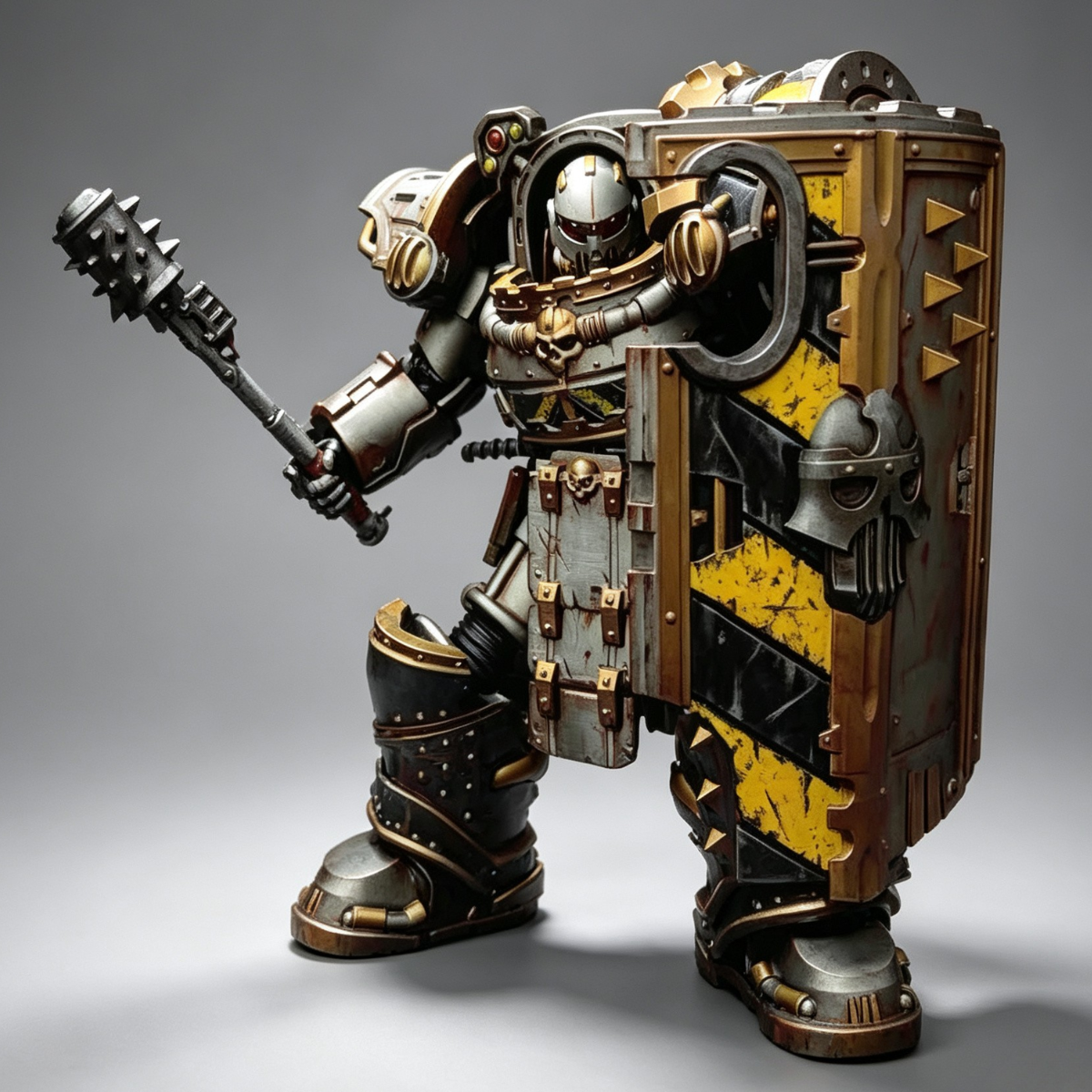 Iron Warriors Bastion Warden – Custom Painted Figure - Image 2