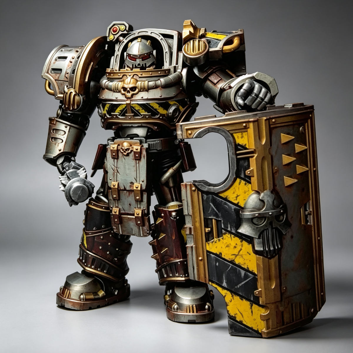 Iron Warriors Bastion Warden – Custom Painted Figure - Image 3