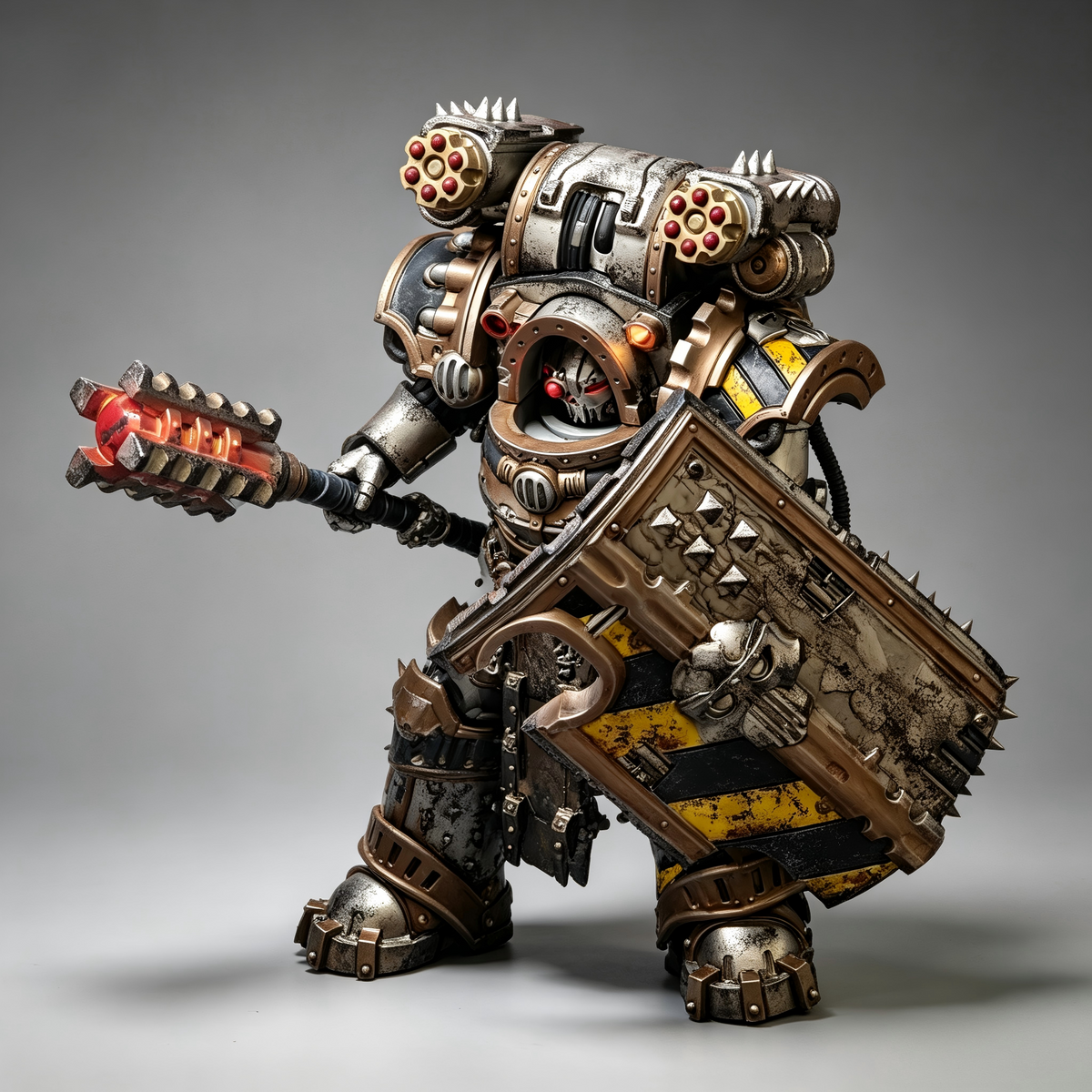 Iron Warriors Bastion Warden – Custom Painted Figure