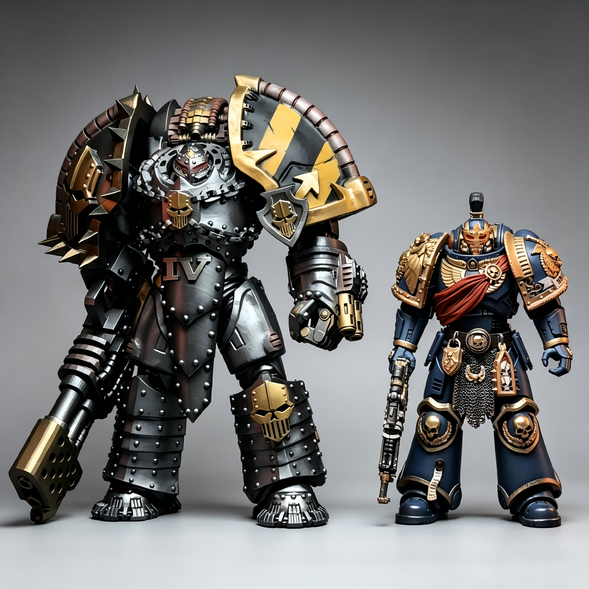 Iron Warriors Iron Tyrant - 1/18 Custom (Saturnine Heavy Armor & Siege Cannon) - Image 2