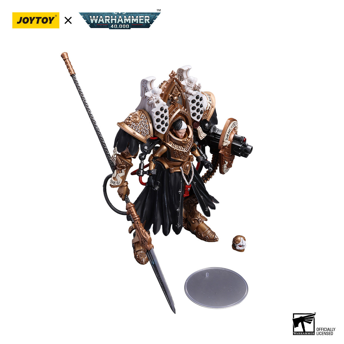 JOYTOY Warhammer 40K Adepta Sororitas Abbess Sanctorum Morvenn Vahl figure