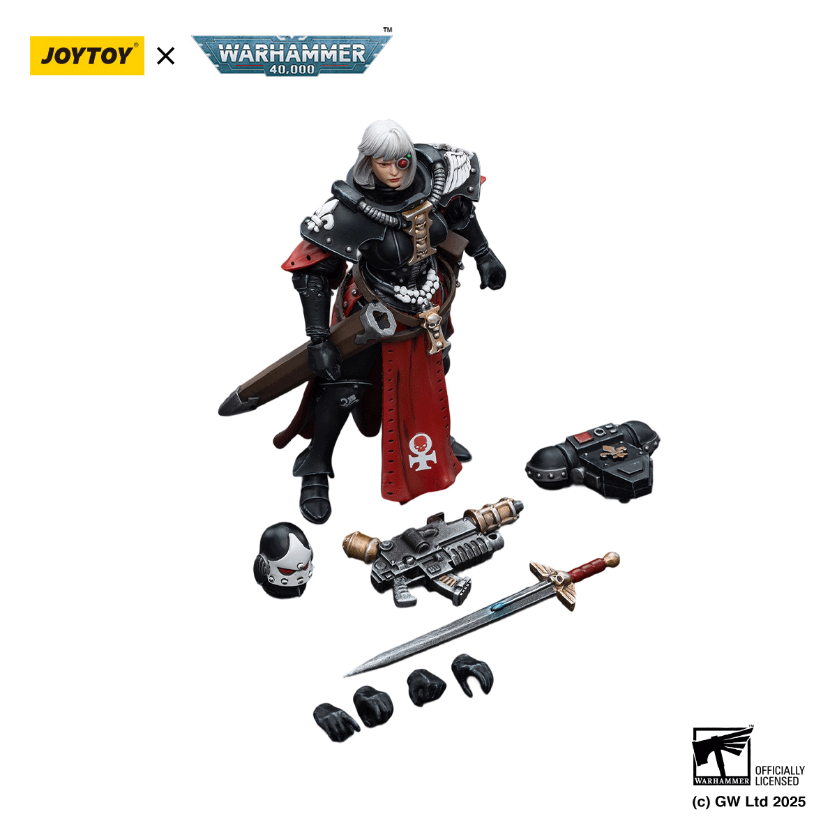 JOYTOY Warhammer 40K Adepta Sororitas Battle Sister Sister Superior Kassia figure