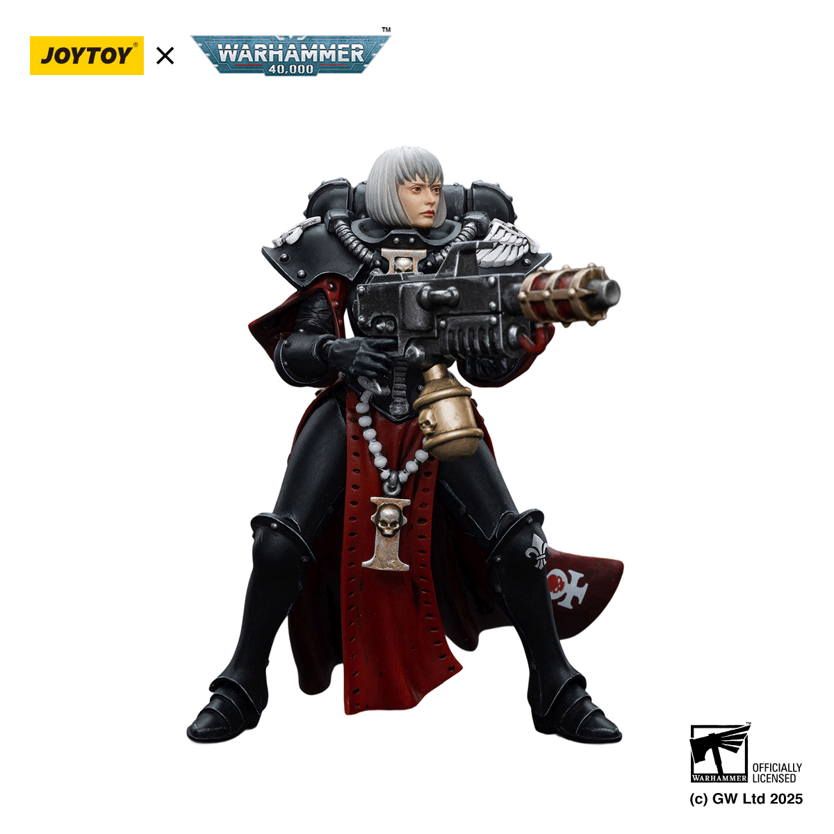 JOYTOY Warhammer 40K Adepta Sororitas Battle Sister Sister Ludwenna figure