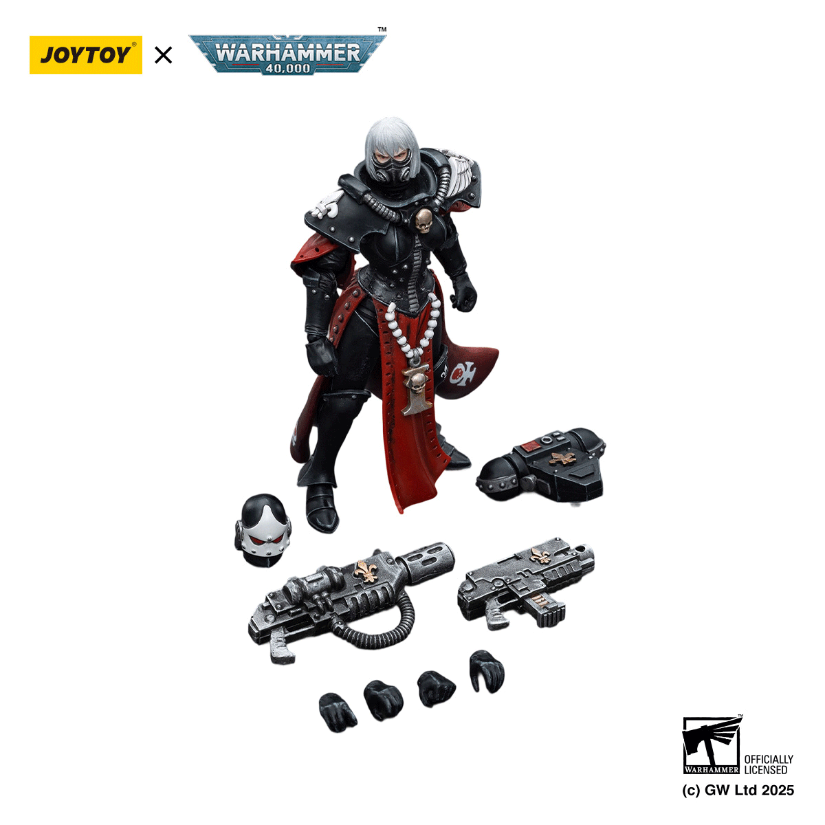 JOYTOY Warhammer 40K Adepta Sororitas Battle Sister Sister Jurel figure