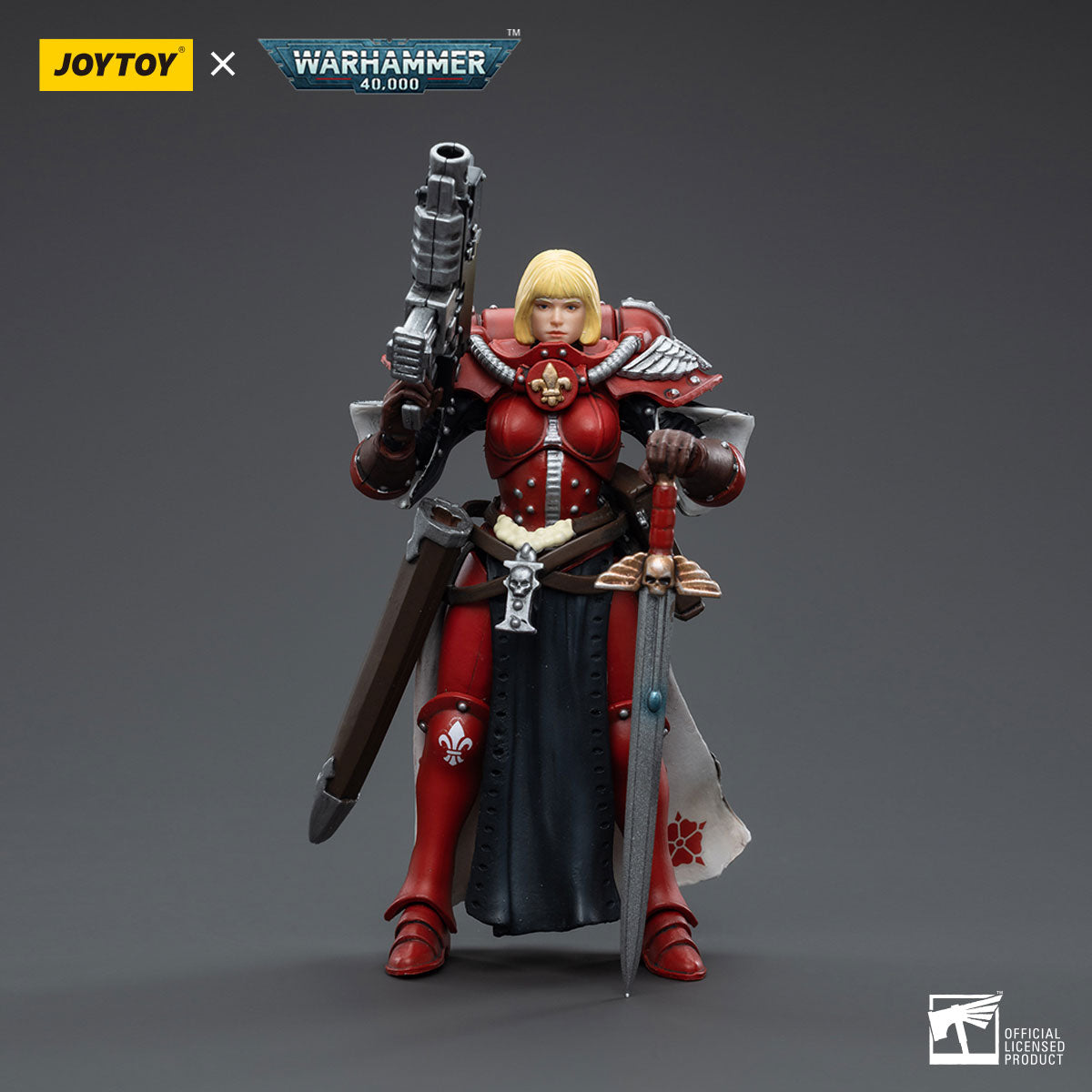 JOYTOY Warhammer 40K Adepta Sororitas Battle Sisters Order of the Bloody Rose Sister Superior Kamina figure