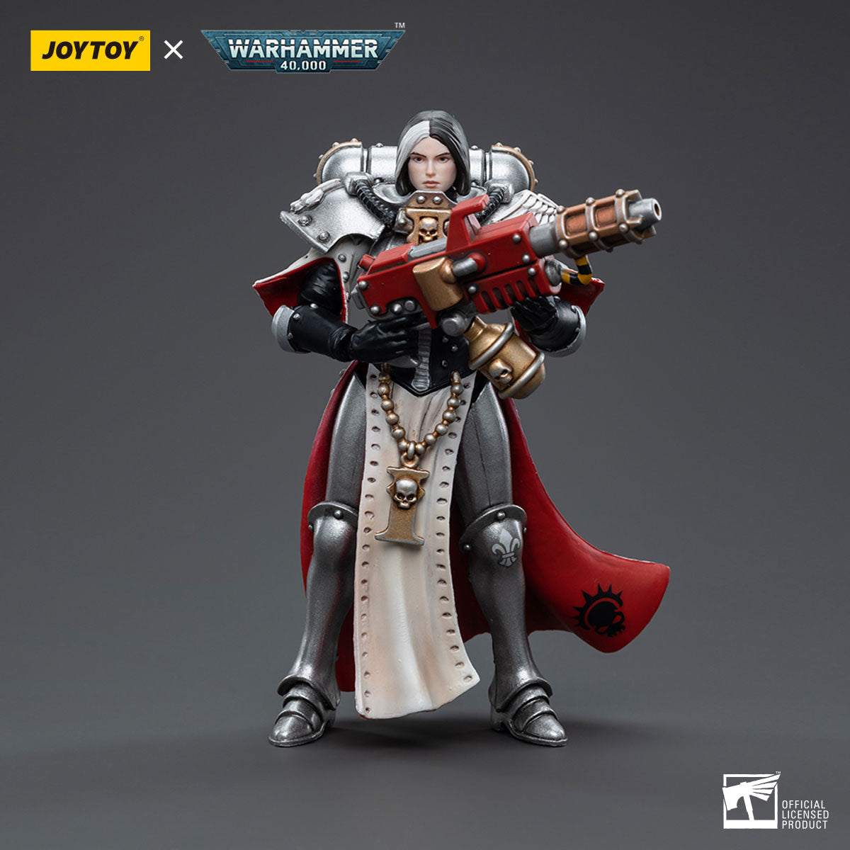 JOYTOY Warhammer 40K Adepta Sororitas Battle Sisters Order of the Argent Shroud Sister Vitas figure