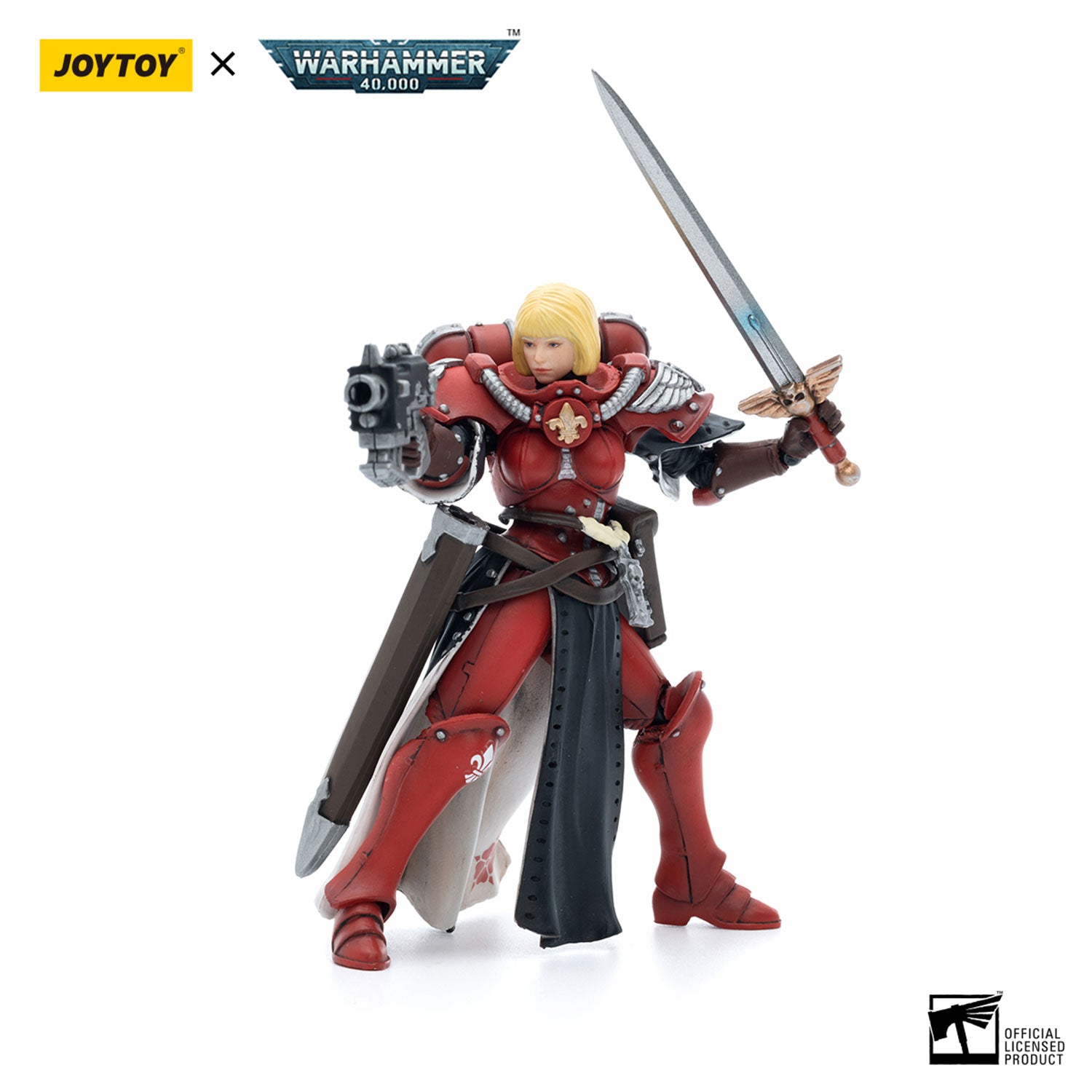 JOYTOY Warhammer 40K Adepta Sororitas Battle Sisters Order of the Bloody Rose Sister Superior Kamina figure