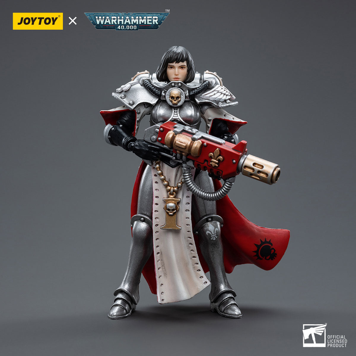 JOYTOY Warhammer 40K Adepta Sororitas Battle Sisters Order of the Argent Shroud Sister Irmengard figure