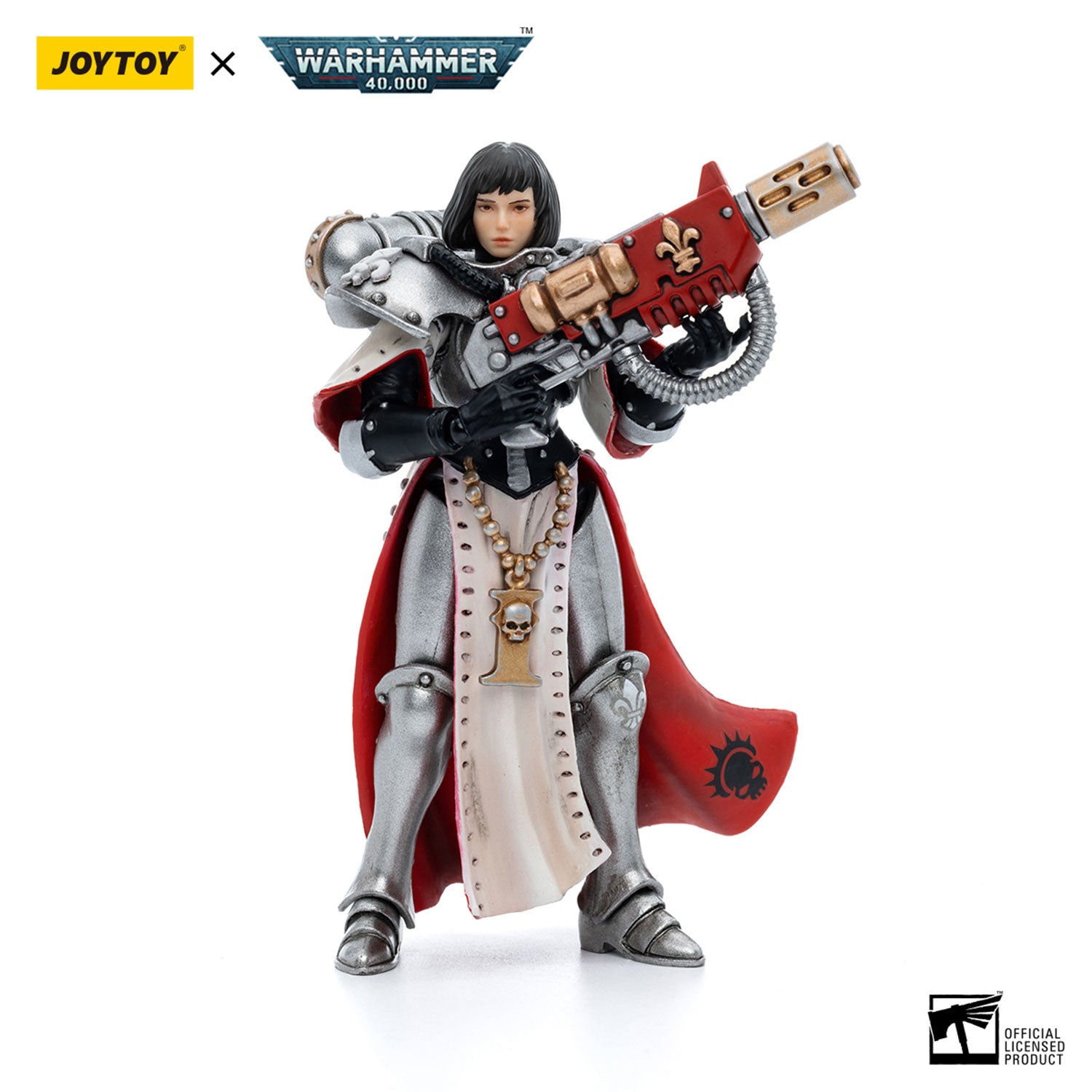 JOYTOY Warhammer 40K Adepta Sororitas Battle Sisters Order of the Argent Shroud Sister Irmengard figure