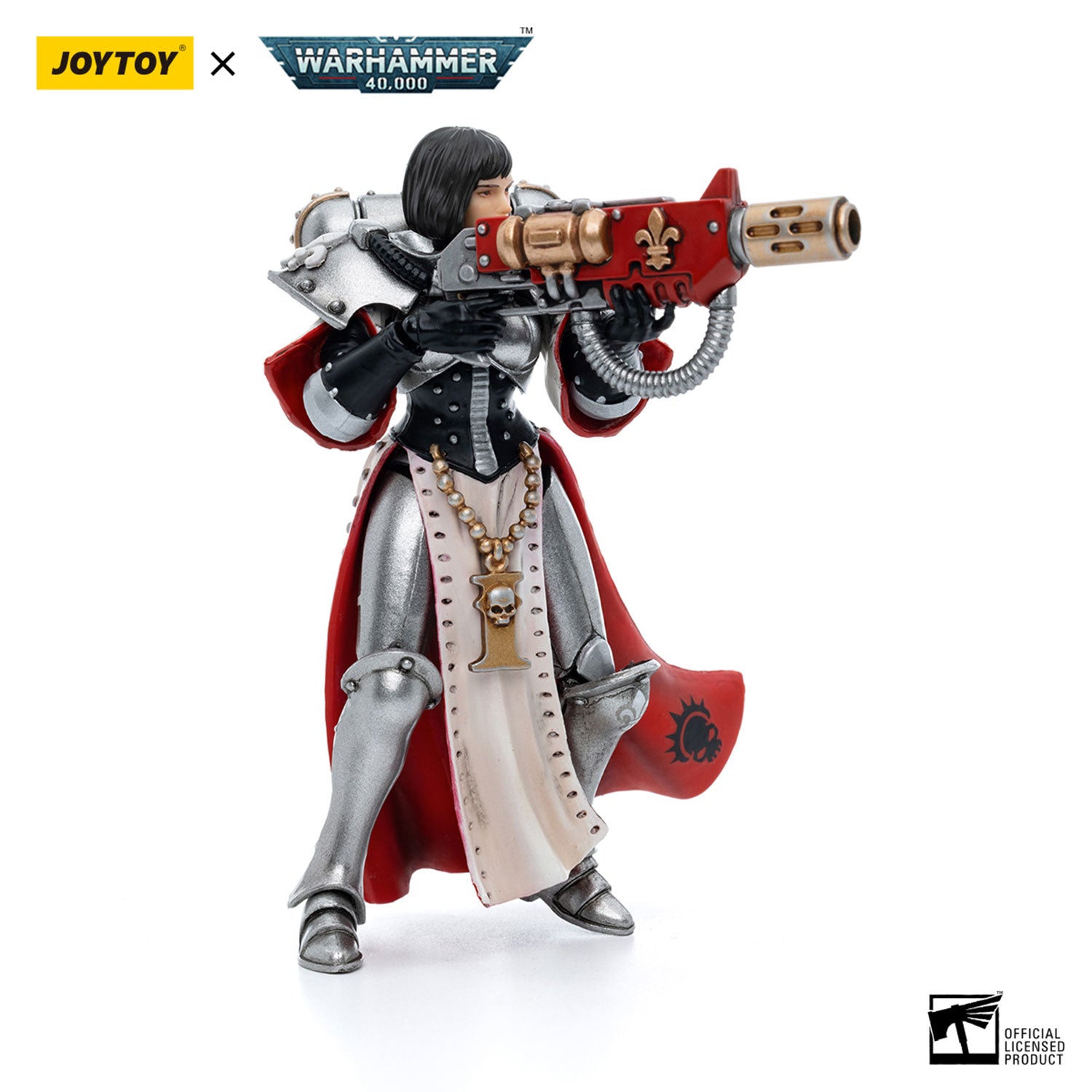 JOYTOY Warhammer 40K Adepta Sororitas Battle Sisters Order of the Argent Shroud Sister Irmengard figure