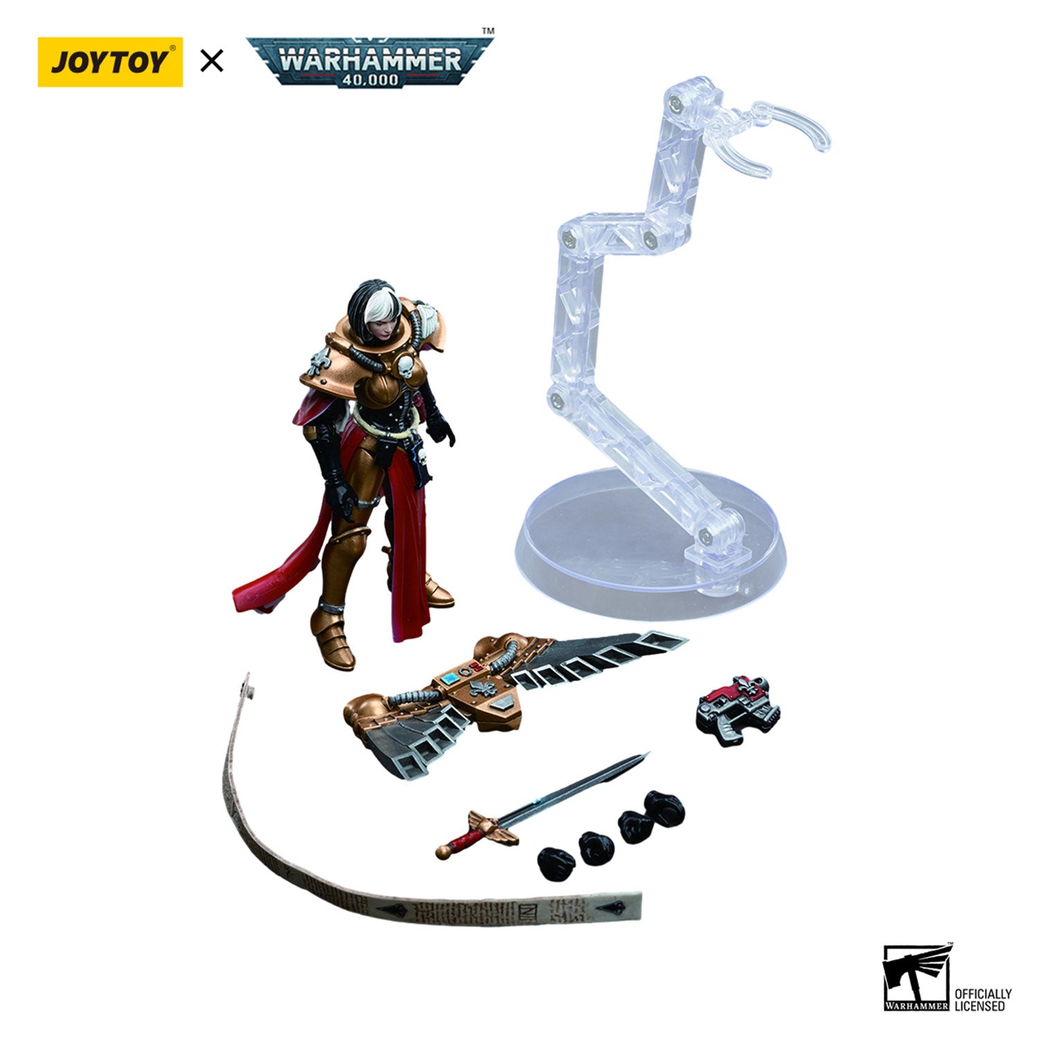 JOYTOY Warhammer 40K Adepta Sororitas Geminae Superia figure