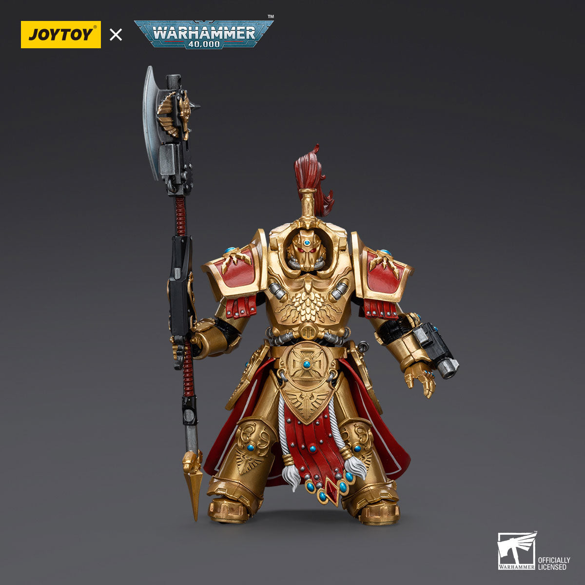 JOYTOY Warhammer 40K Adeptus Custodes Allarus Custodian figure