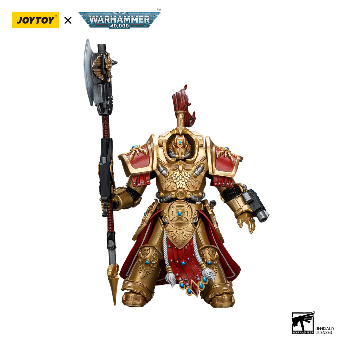 JOYTOY Warhammer 40K Adeptus Custodes Allarus Custodian figure