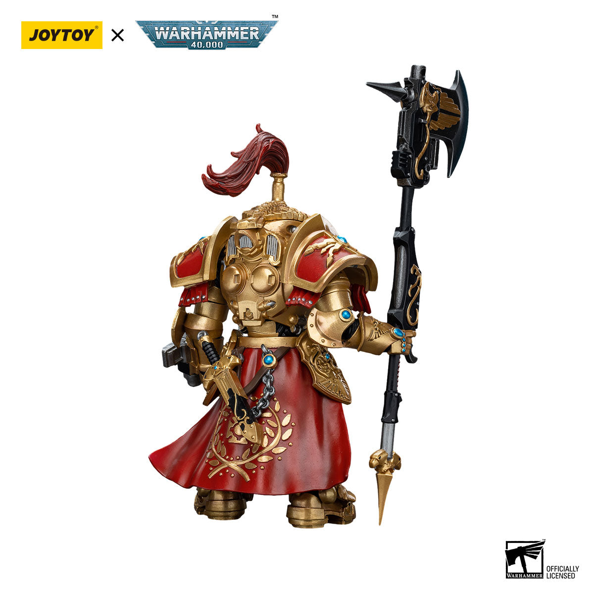 JOYTOY Warhammer 40K Adeptus Custodes Allarus Custodian figure