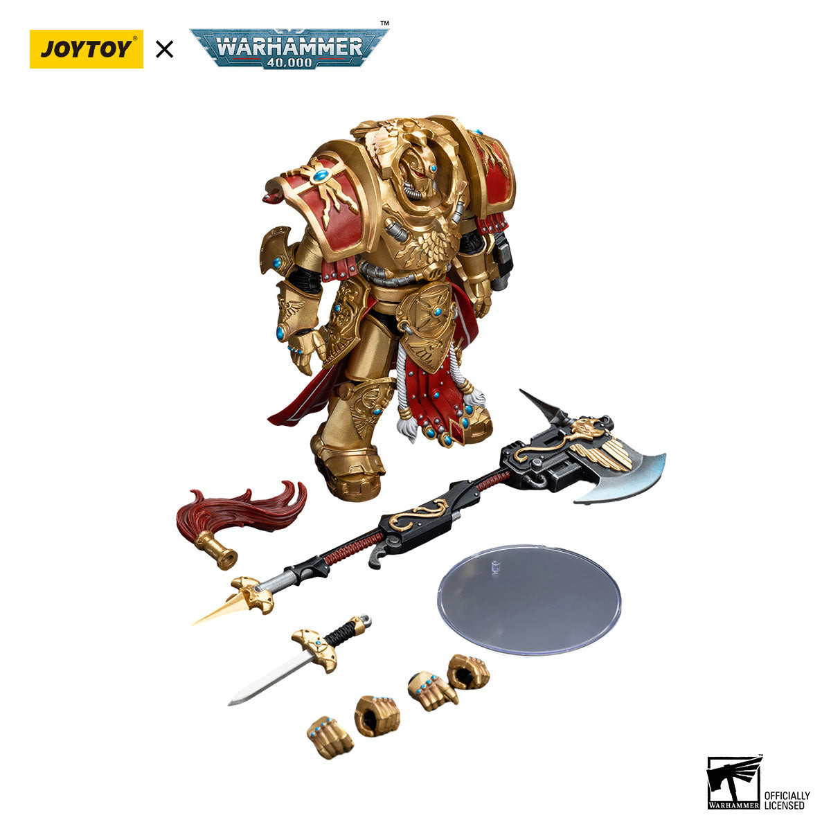 JOYTOY Warhammer 40K Adeptus Custodes Allarus Custodian figure
