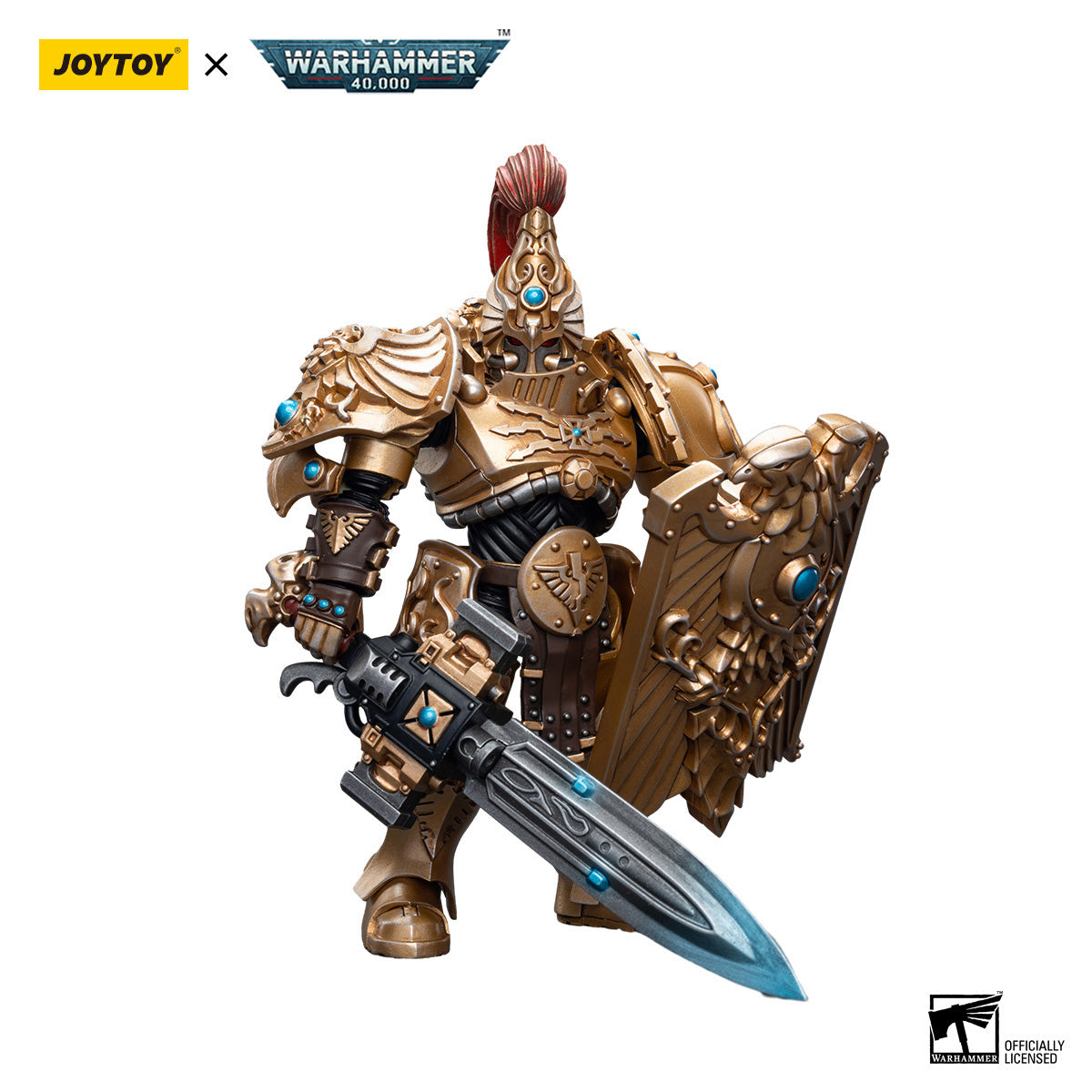JOYTOY Warhammer 40K Adeptus Custodes Custodian Guard figure