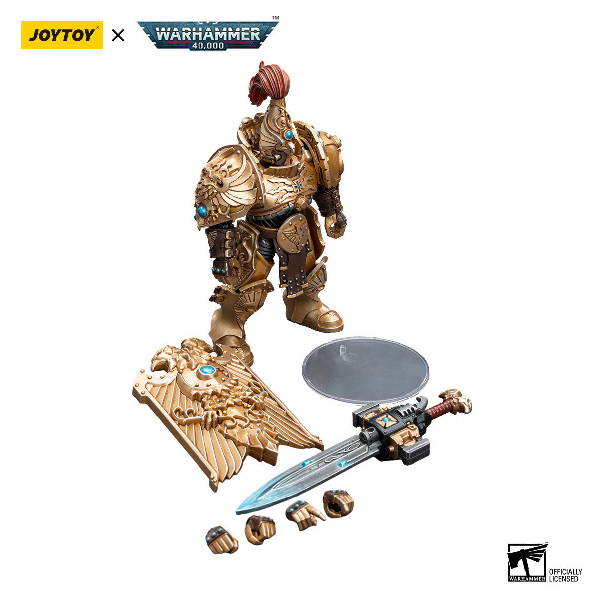 JOYTOY Warhammer 40K Adeptus Custodes Custodian Guard figure