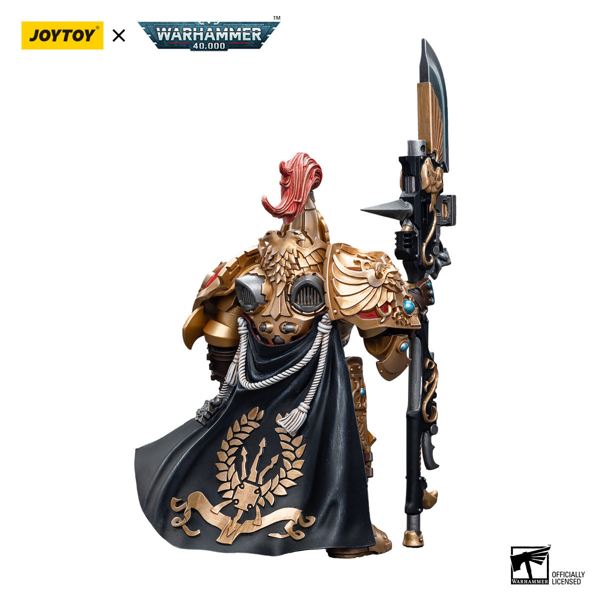 JOYTOY Warhammer 40K Adeptus Custodes Shield Captain figure
