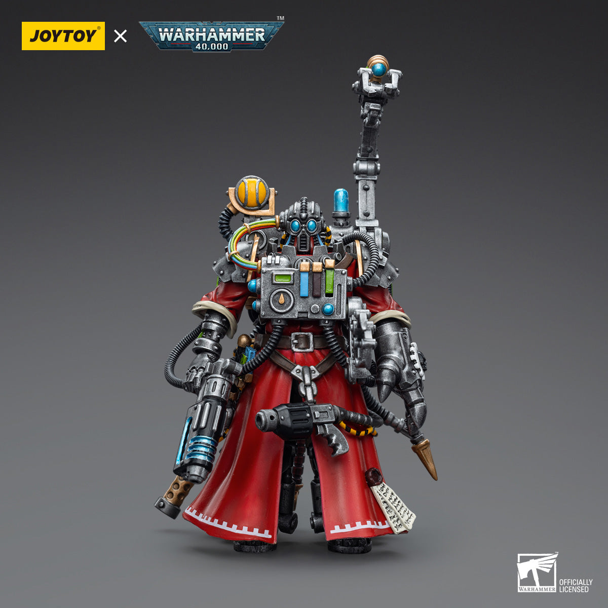 JOYTOY Warhammer 40K Adeptus Mechanicus Cybernetica Datasmith figure