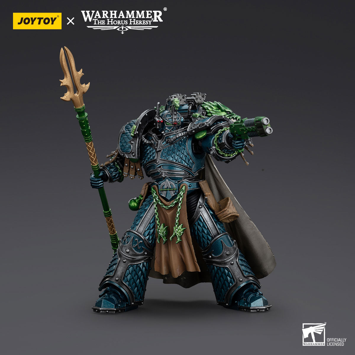 JOYTOY Horus Heresy Alpha Legion Alpharius,Primarch of the XXth Legion figure