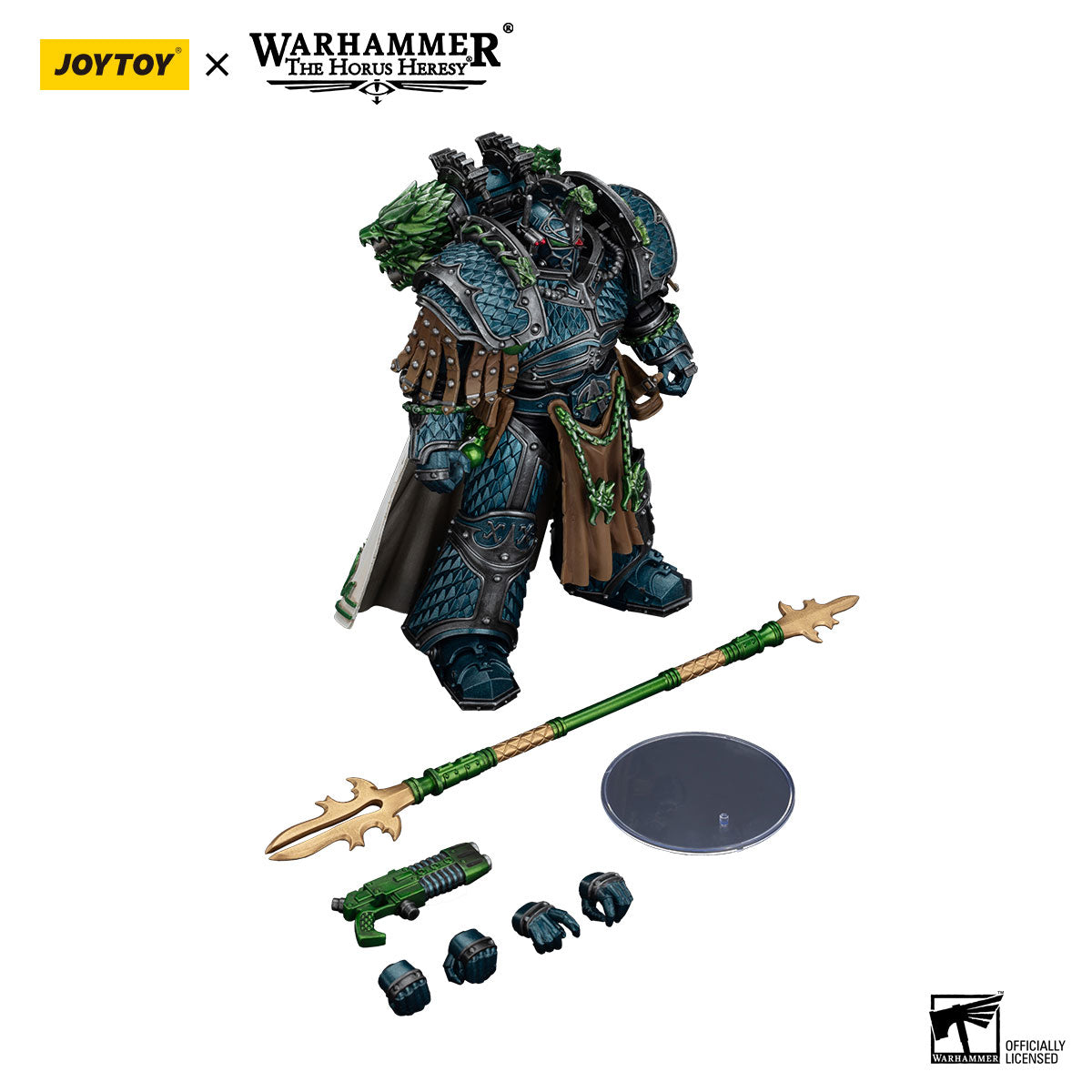 JOYTOY Horus Heresy Alpha Legion Alpharius,Primarch of the XXth Legion figure