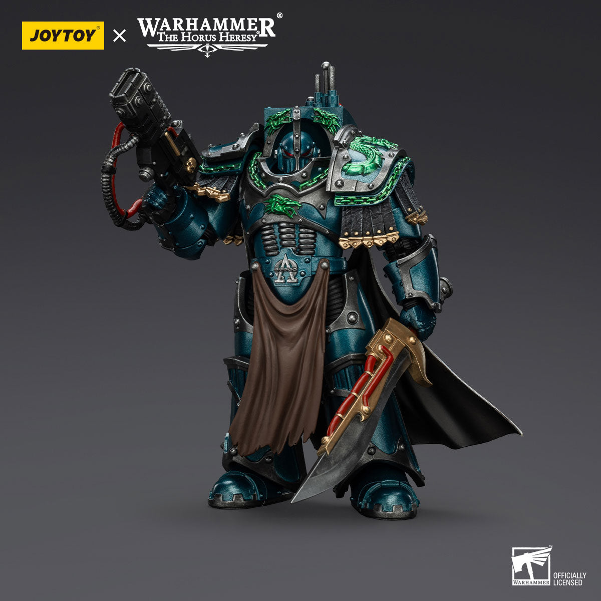 JOYTOY Horus Heresy Alpha Legion Legion Praetor in Cataphractii Terminator Armour figure