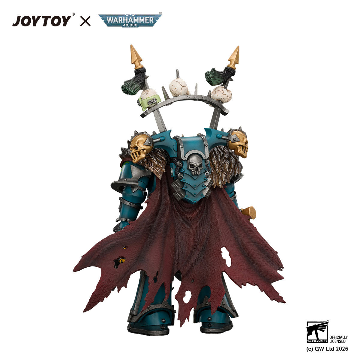 JOYTOY Warhammer 40K Alpha Legion Chaos Lord figure