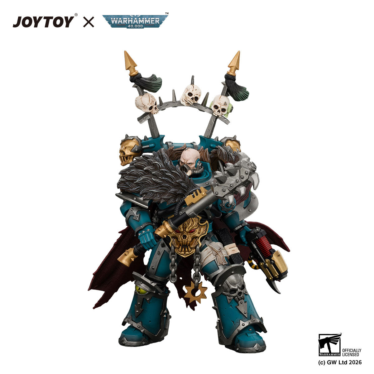 JOYTOY Warhammer 40K Alpha Legion Chaos Lord figure