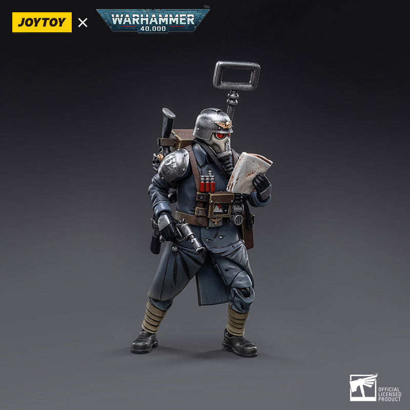 JOYTOY Warhammer 40K Astra Militarum Death Korps of Krieg Veteran Squad Guardsman Communications Specialist figure