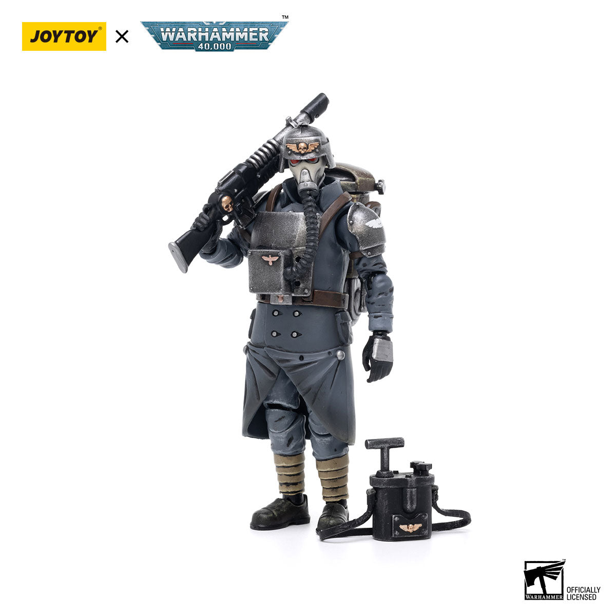 JOYTOY Warhammer 40K Astra Militarum Death Korps of Krieg Veteran Squad Guardsman Demolitions Specialist figure
