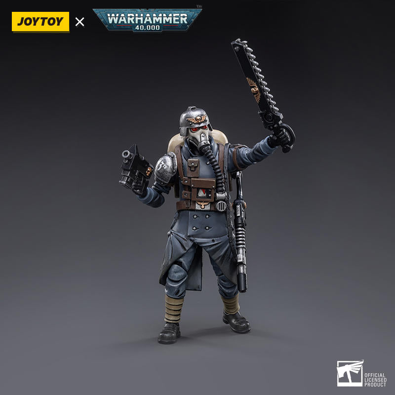 JOYTOY Warhammer 40K Astra Militarum Death Korps of Krieg Veteran Squad Sergeant figure