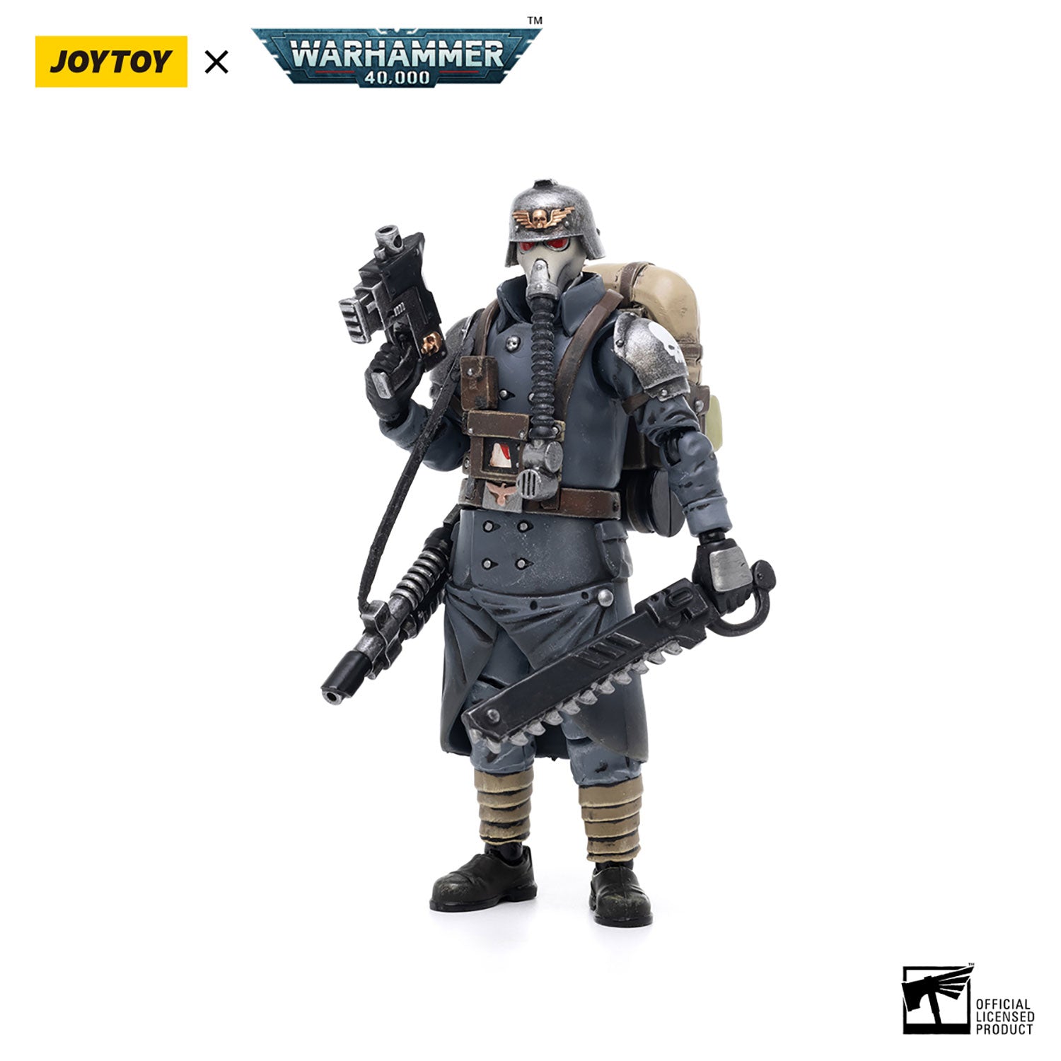 JOYTOY Warhammer 40K Astra Militarum Death Korps of Krieg Veteran Squad Sergeant figure