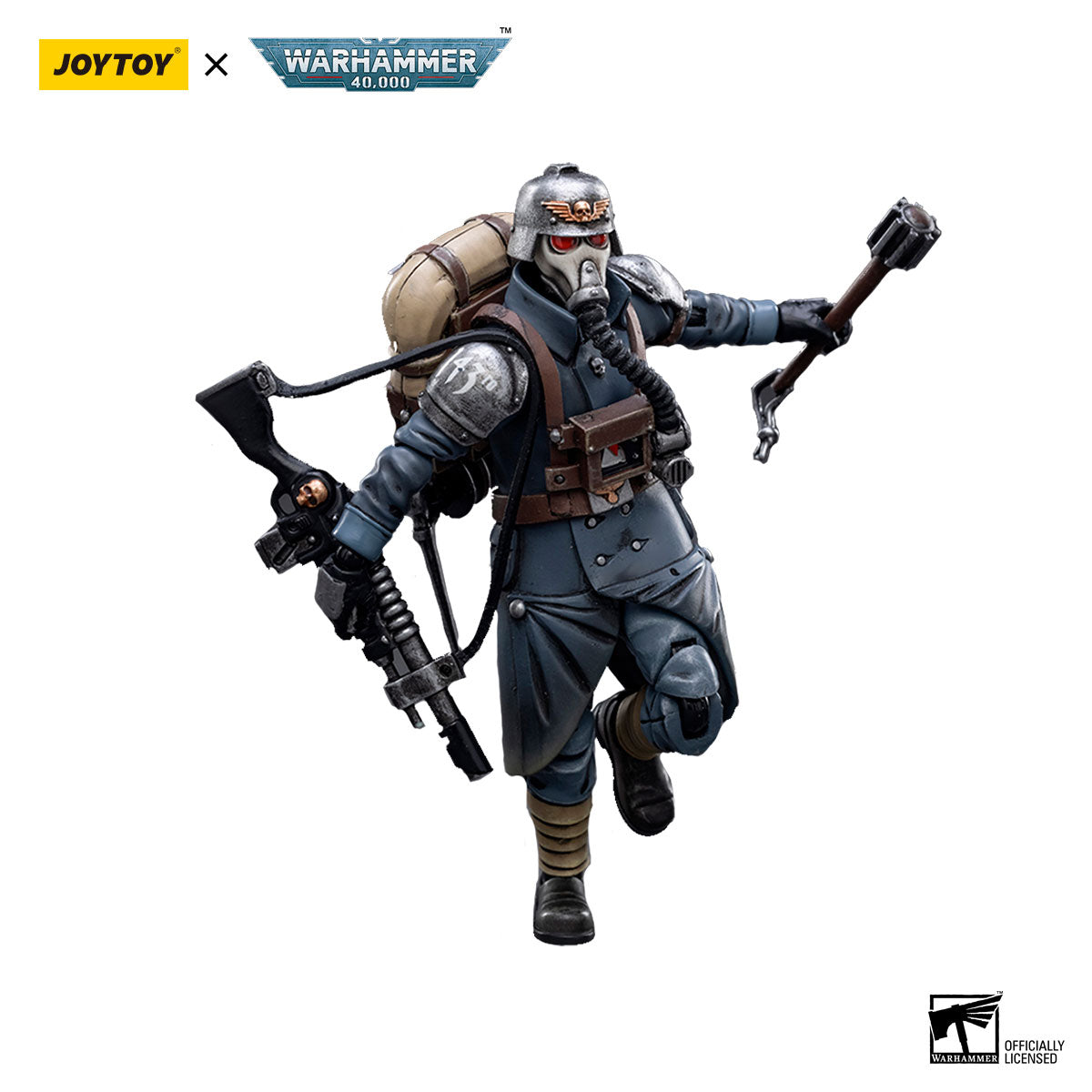 JOYTOY Warhammer 40K Astra Militarum Death Korps of Krieg Veteran Squad Guardsman figure