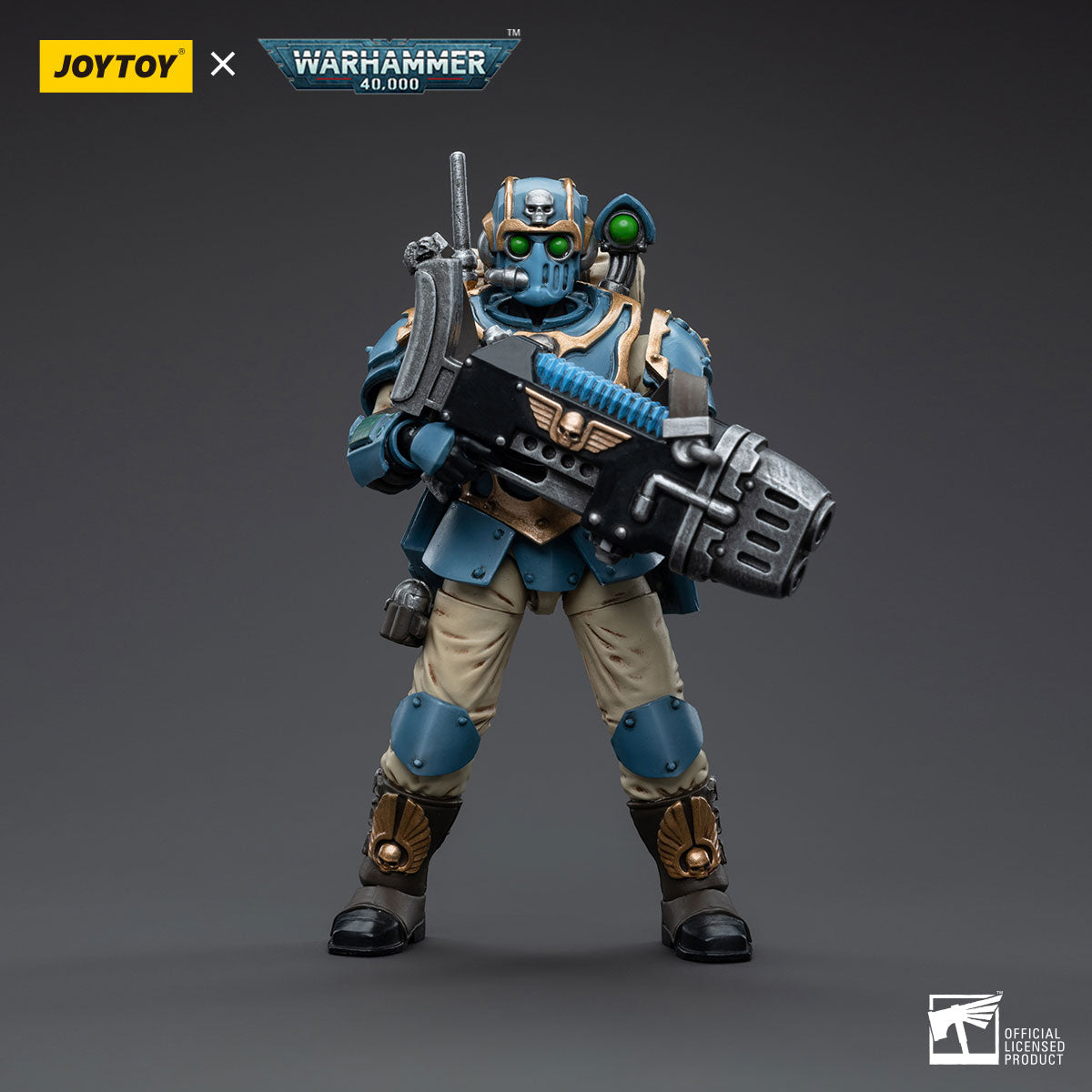 JOYTOY Warhammer 40K Astra Militarum Tempestus Scions 55th Kappic Eagles Plasma Gunner figure