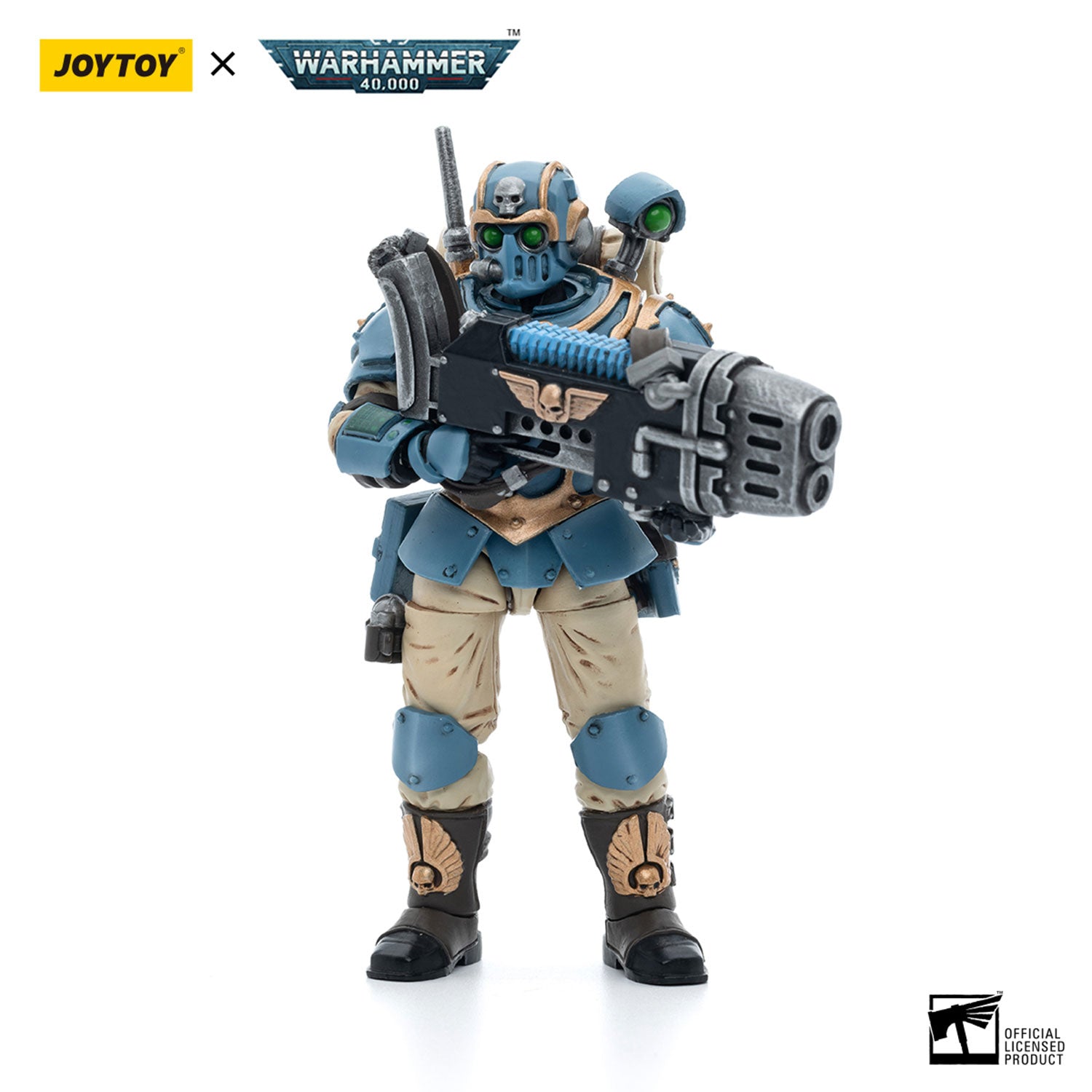 JOYTOY Warhammer 40K Astra Militarum Tempestus Scions 55th Kappic Eagles Plasma Gunner figure