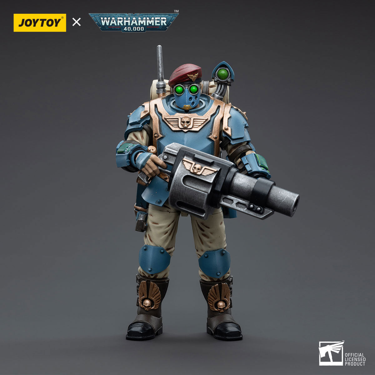 JOYTOY Warhammer 40K Astra Militarum Tempestus Scions Command Squad 55th Kappic Eagles Grenadier figure