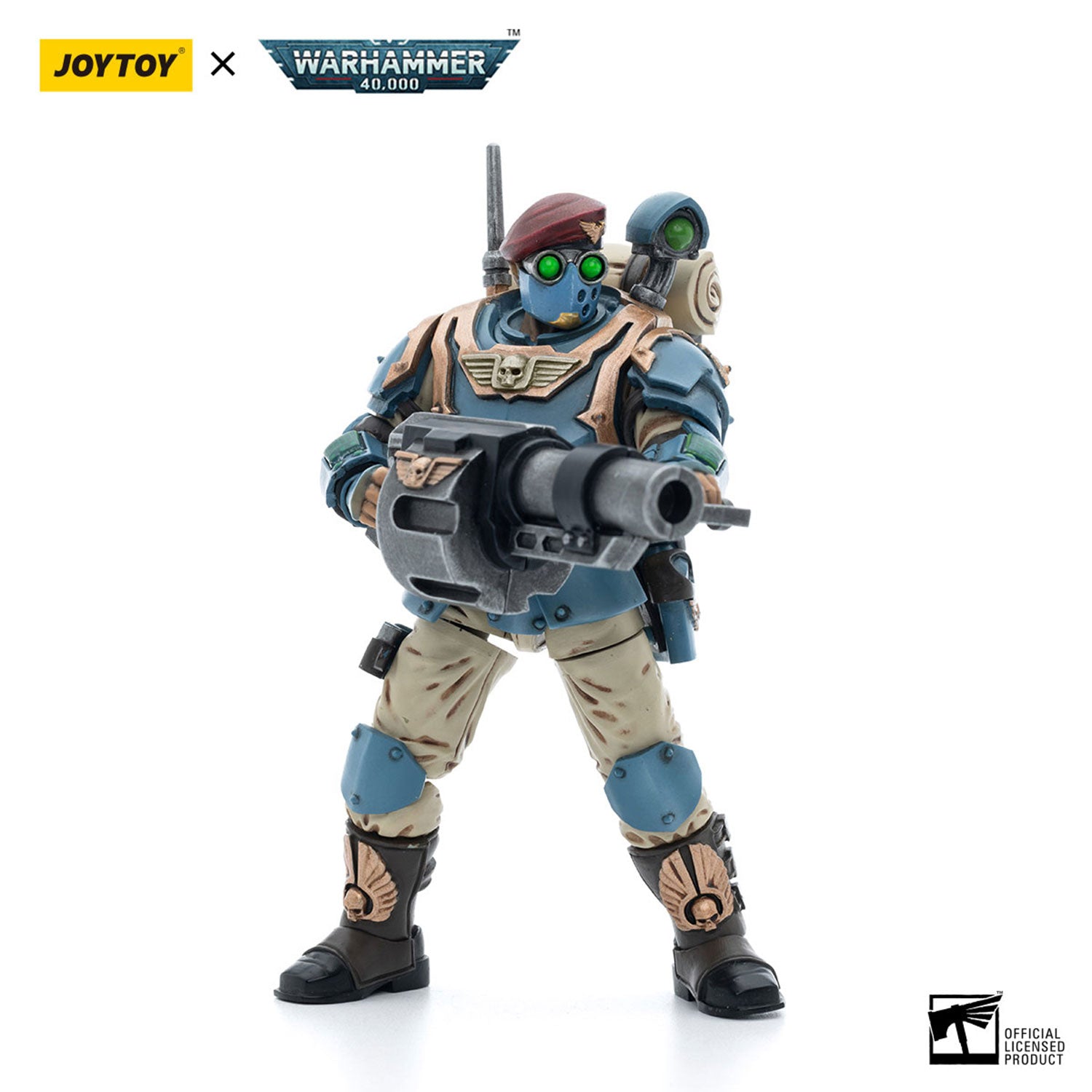 JOYTOY Warhammer 40K Astra Militarum Tempestus Scions Command Squad 55th Kappic Eagles Grenadier figure