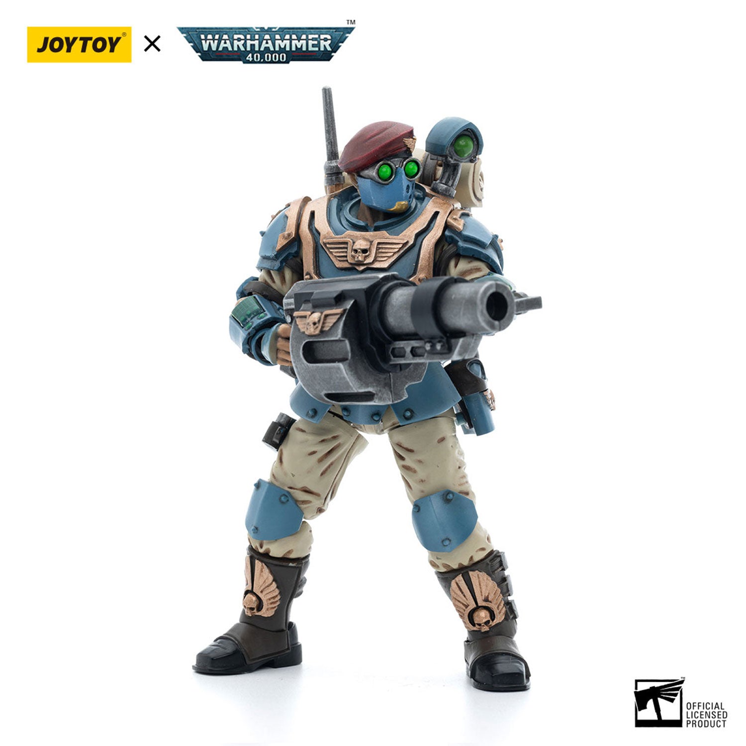 JOYTOY Warhammer 40K Astra Militarum Tempestus Scions Command Squad 55th Kappic Eagles Grenadier figure