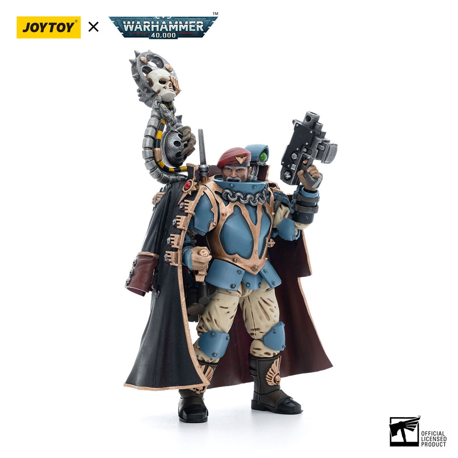 JOYTOY Warhammer 40K Astra Militarum Tempestus Scions Command Squad 55th Kappic Eagles Tempestor Prime figure